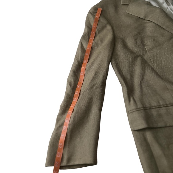 Brooks Brothers Mens Tan  Silk Blend Blazer Lightweight Double Button sz L - Picture 12 of 16